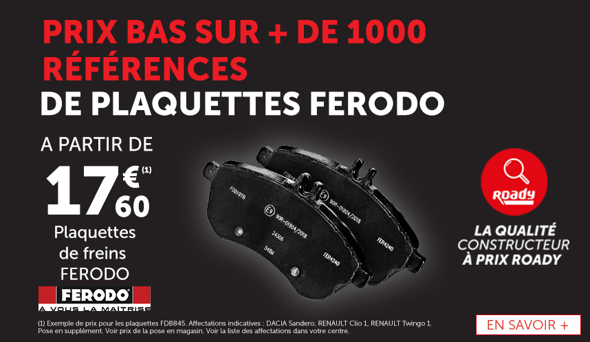 Plaquettes Ferodo